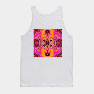 Flowing liquid colours, abstract pattern Tank Top